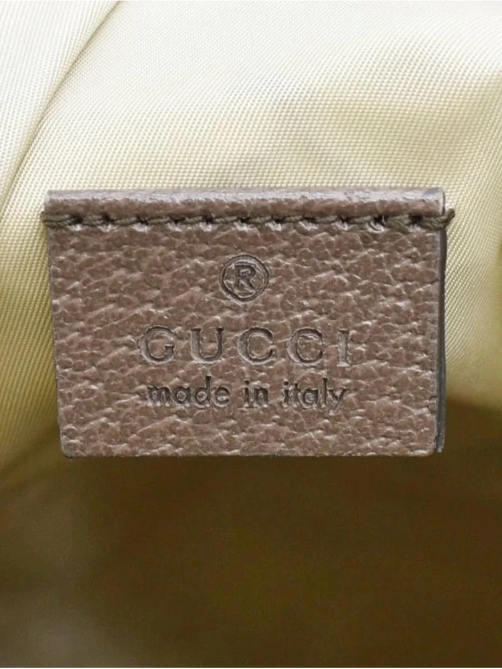 The North Face X Gucci cream Backpack